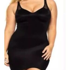 RUBBY RIBBON SHAPEWEAR SHEER SLIP Size 32 #3041 NEW!